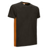 Camiseta THUNDER negro-gris cemento