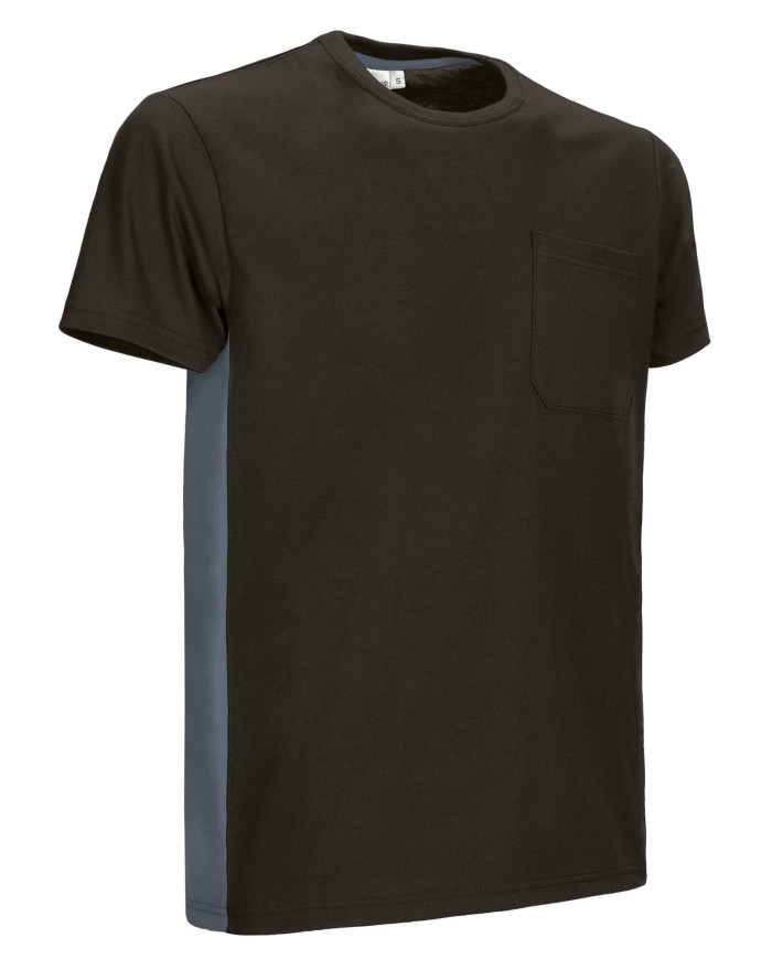 Camiseta THUNDER negro-gris cemento