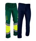 Pantalón Elástico Multibolsillos Alta Visibilidad Prima Step Plus