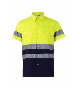 Camisa Bicolor Mc Av Velilla 142