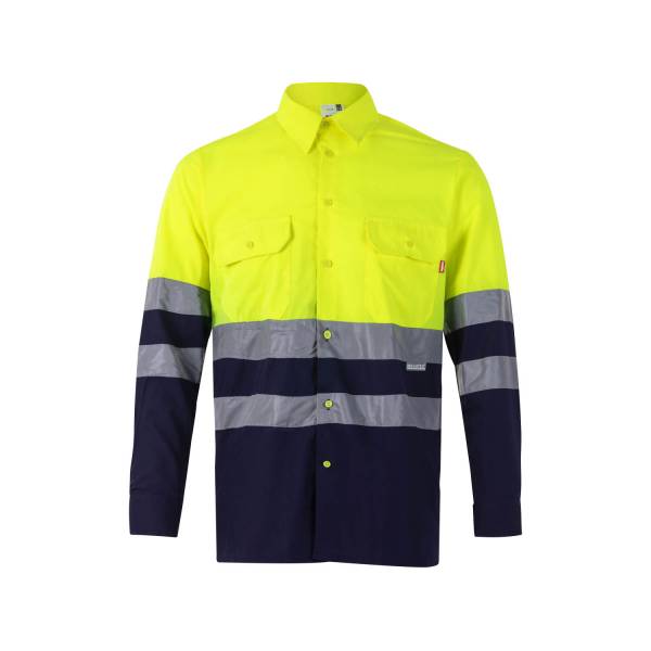 Camisa Bicolor Ml Av Velilla 144