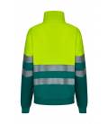 Sudadera Bicolor Cremallera Rs Velilla 305703