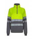 Sudadera Bicolor Cremallera Rs Velilla 305703