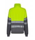Sudadera Bicolor Cremallera Rs Velilla 305703