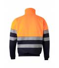 Sudadera Bicolor Cremallera Rs Velilla 305703