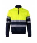 Sudadera Bicolor Cremallera Rs Velilla 305703