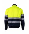 Sudadera Bicolor Cremallera Rs Velilla 305703