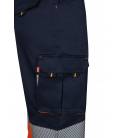 Pantalón Stretch Bicolor Av Rs Velilla 303008S