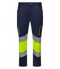 Pantalón Stretch Bicolor Av Rs Velilla 303008S