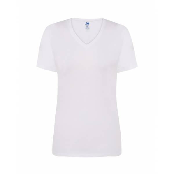 LADY REGULAR COMFORT V-NECK BLANCA. TSRLCMFPB