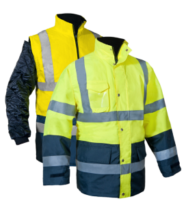 Parka Alta visibilidad 4 en 1. Prima Premium3 Combi