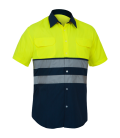 Camisa Alta Visibilidad Manga Corta Combinada Prima City 2