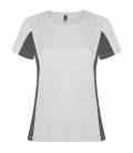 Camiseta Técnica Combinada Shanghai Woman. Roly 6648