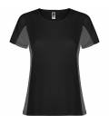 Camiseta Técnica Combinada Shanghai Woman. Roly 6648