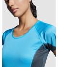 Camiseta Técnica Combinada Shanghai Woman. Roly 6648
