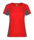Camiseta Técnica Combinada Shanghai Woman. Roly 6648