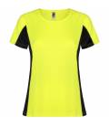 Camiseta Técnica Combinada Shanghai Woman. Roly 6648