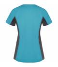 Camiseta Técnica Combinada Shanghai Woman. Roly 6648