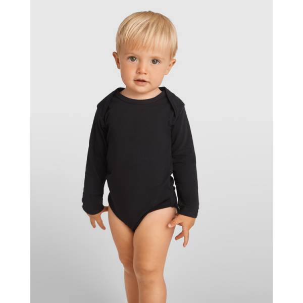 Body Manga Larga Bebé Unisex. Roly 7202 Honey