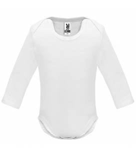 Body Manga Larga Bebé Unisex. Roly 7202 Honey