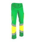 Pantalón elástico multibolsillos Alta Visibilidad Prima Step
