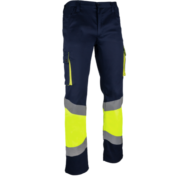 Pantalón elástico multibolsillos Alta Visibilidad Prima Step