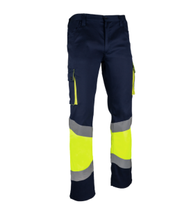 Pantalón elástico multibolsillos Alta Visibilidad Prima Step