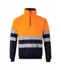 Sudadera Bicolor Cremallera Av Velilla 305701