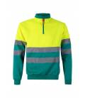 Sudadera Bicolor Cremallera Av Velilla 305701