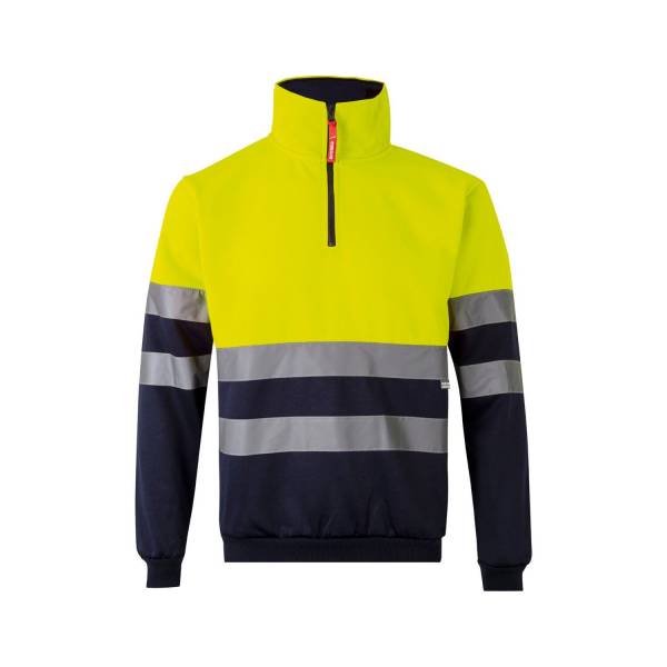Sudadera Bicolor Cremallera Av Velilla 305701