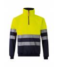 Sudadera Bicolor Cremallera Av Velilla 305701