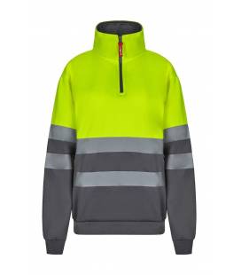 Sudadera Bicolor Cremallera Av Velilla 305701