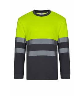 Camiseta Algodón Bicolor Ml Av Velilla 305615