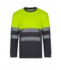 Camiseta Algodón Bicolor Ml Av Velilla 305615