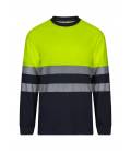 Camiseta Algodón Bicolor Ml Av Velilla 305615
