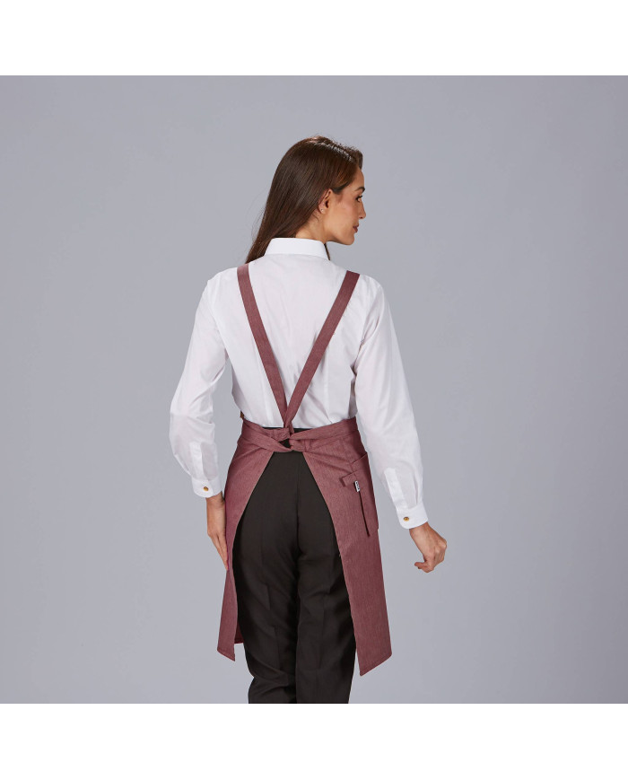 DELANTAL PETO BOLSILLO CARTERA SARGA RECICLADA 88X74 CM GARYS