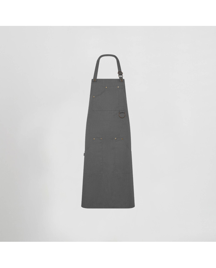 DELANTAL PETO REMACHES SARGA RECICLADA 86X74 CM GARYS