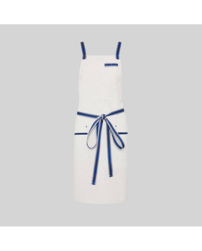 DELANTAL PETO CINTA RAYAS 88X74 CM GARYS