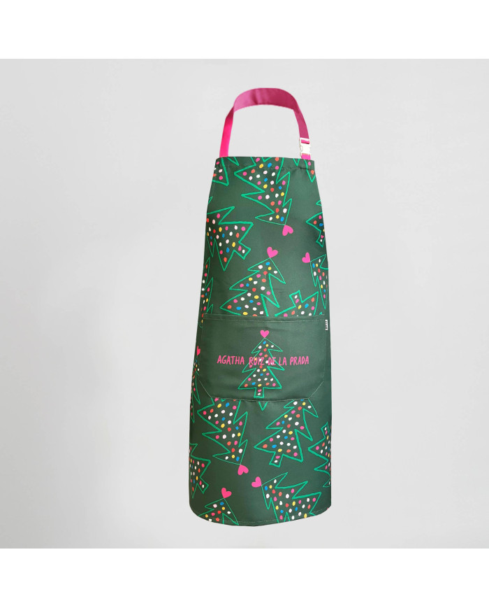 DELANTAL AGATHA NAVIDAD 80X68 CM GARYS