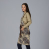 DELANTAL PETO ESTAMPADO FLORES 88X74 CM GARYS