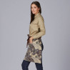DELANTAL CORTO ESTAMPADO FLORES 50X74 CM GARYS