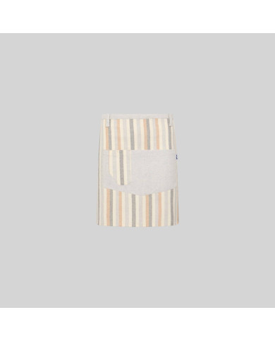 DELANTAL CORTO RAYAS COMBINADO 45X74 CM GARYS