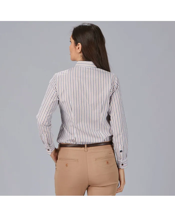 CAMISA MUJER RAYAS BICOLOR SIMONETTA GARYS