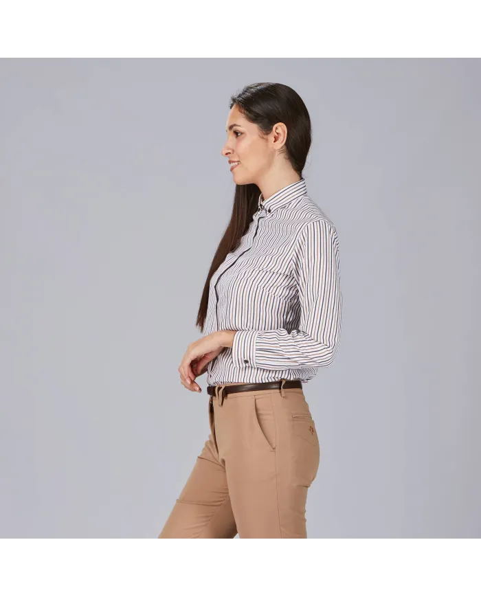 CAMISA MUJER RAYAS BICOLOR SIMONETTA GARYS