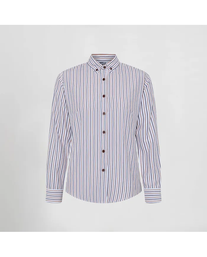 CAMISA MUJER RAYAS BICOLOR SIMONETTA GARYS