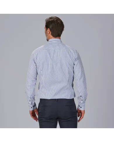CAMISA HOMBRE RAYAS BICOLOR SLIM FIT ALESSANDRO GARYS