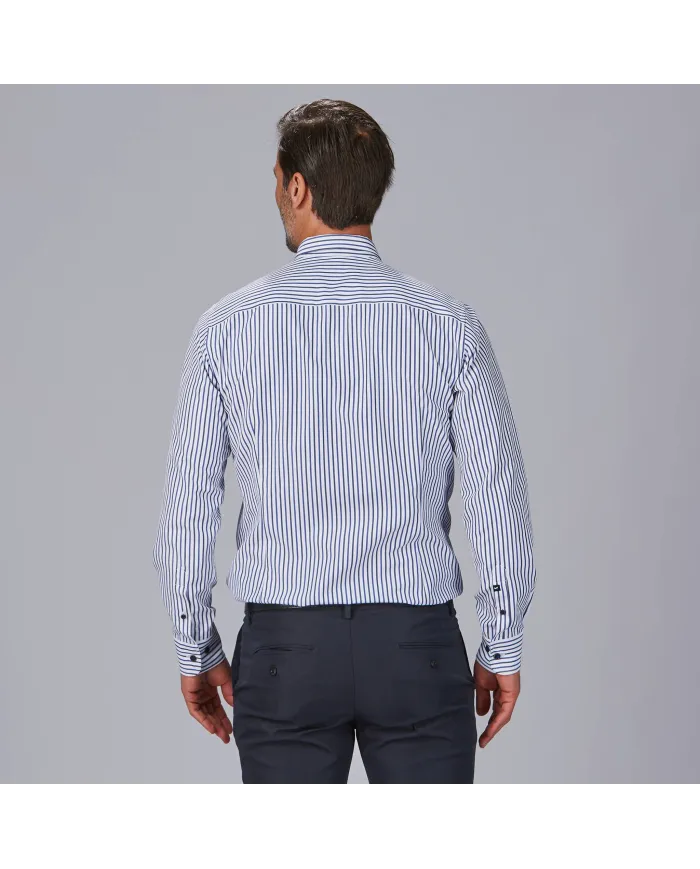 CAMISA HOMBRE RAYAS BICOLOR SLIM FIT ALESSANDRO GARYS