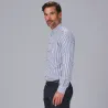 CAMISA HOMBRE RAYAS BICOLOR SLIM FIT ALESSANDRO GARYS