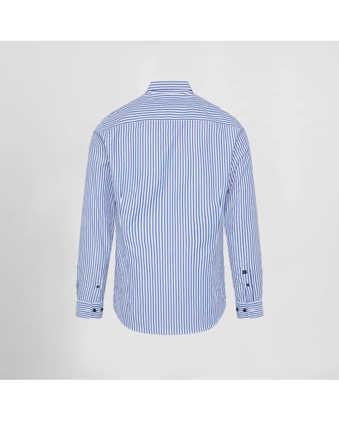 CAMISA HOMBRE RAYAS BICOLOR SLIM FIT ALESSANDRO GARYS