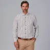 CAMISA HOMBRE RAYAS BICOLOR SLIM FIT ALESSANDRO GARYS